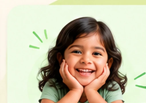 Preschool-aged child smiling